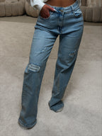 Jean GT strassé troué