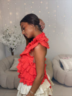 Haut amor rouge corail