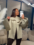 Veste cape beige