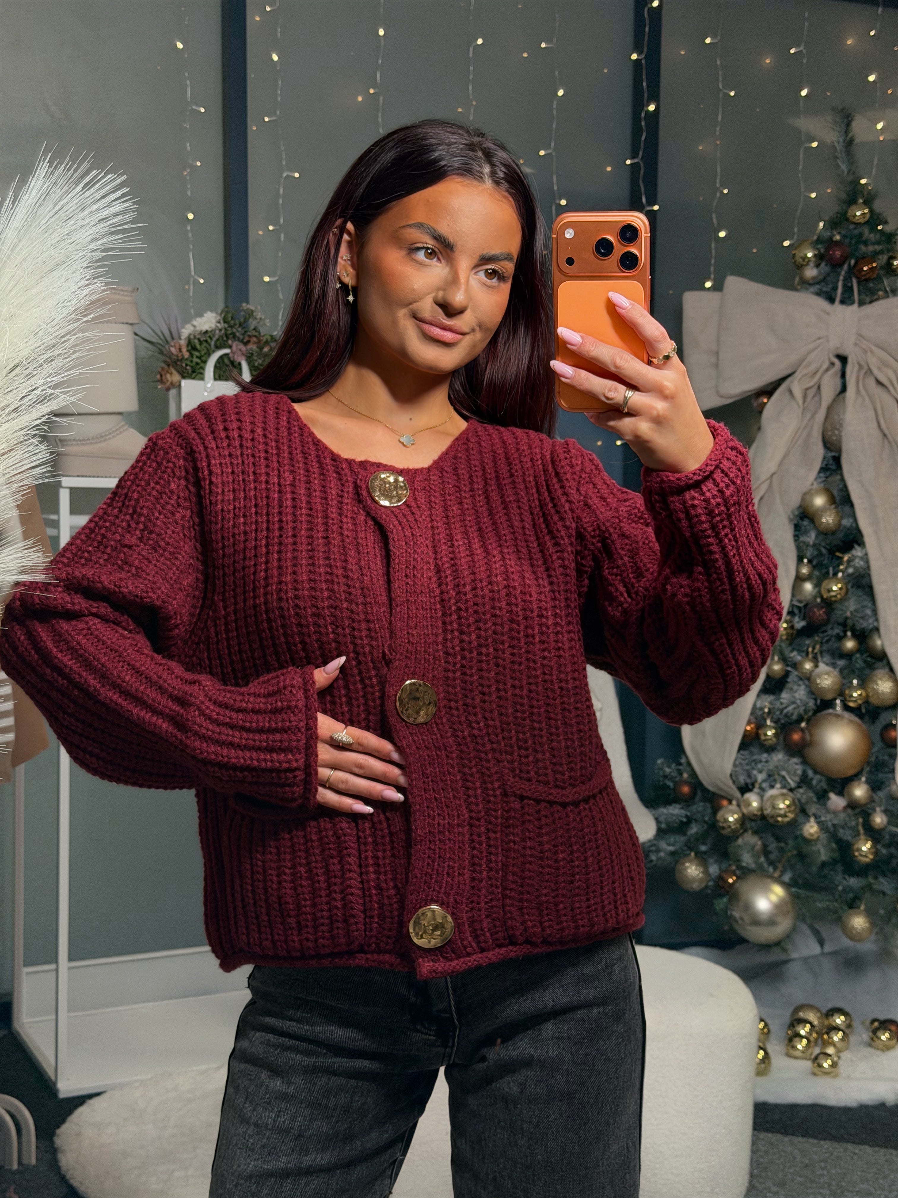 Pull bordeaux