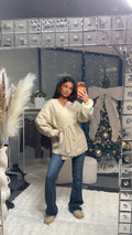 Veste/Pull beige