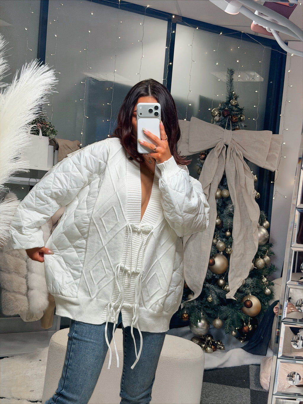 Bombers strass Blanc