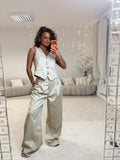 Ensemble Daim beige