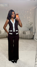 Ensemble diva marron