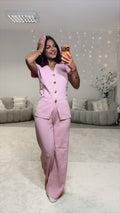 Ensemble rose bonbon
