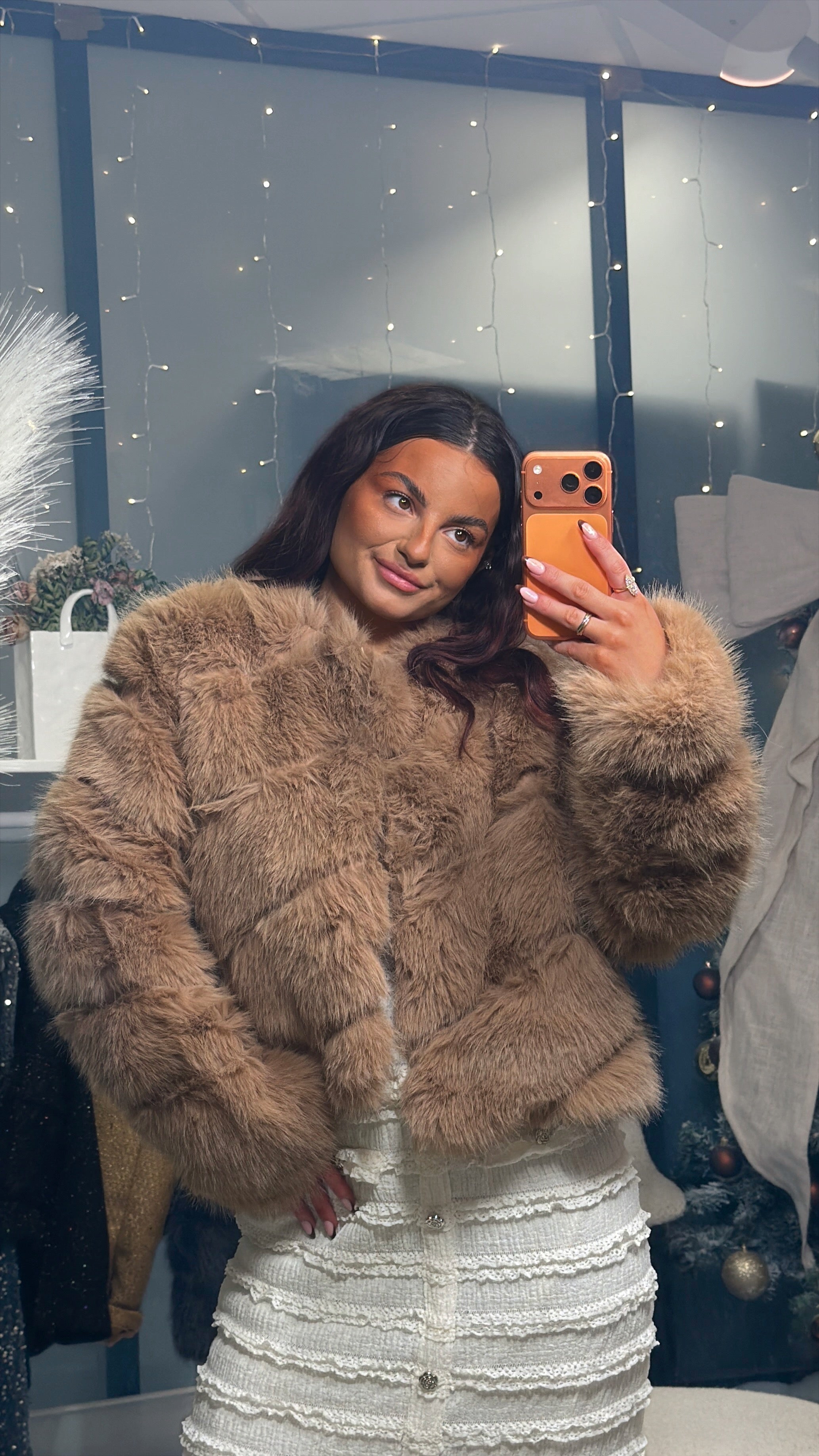 Veste douce caramel