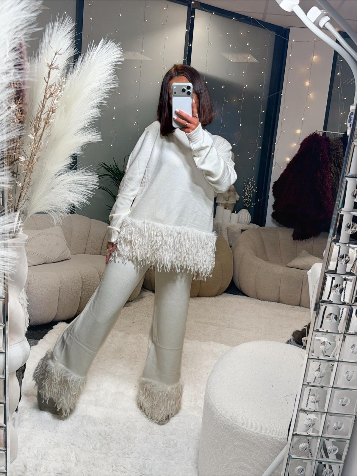 Ensemble froufrou crème