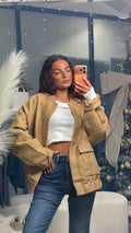 Bombers brillant doré