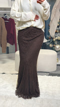 Jupe dentelle Choco