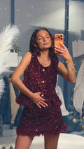 Ensemble froufrou sequin