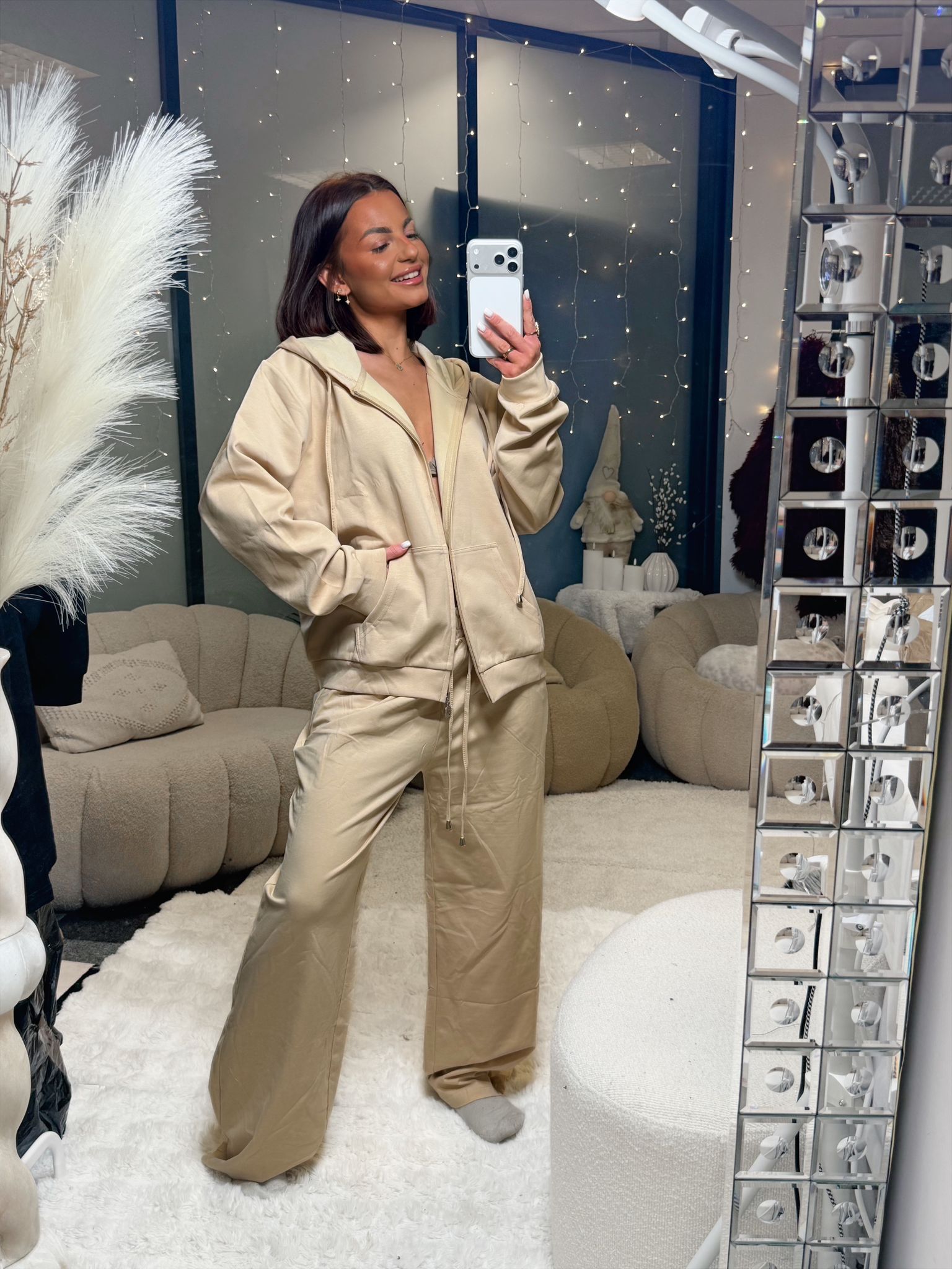 Ensemble sport beige