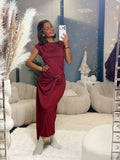 Robe bordeau