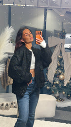 Bombers brillant noir