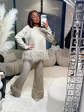 Ensemble froufrou beige