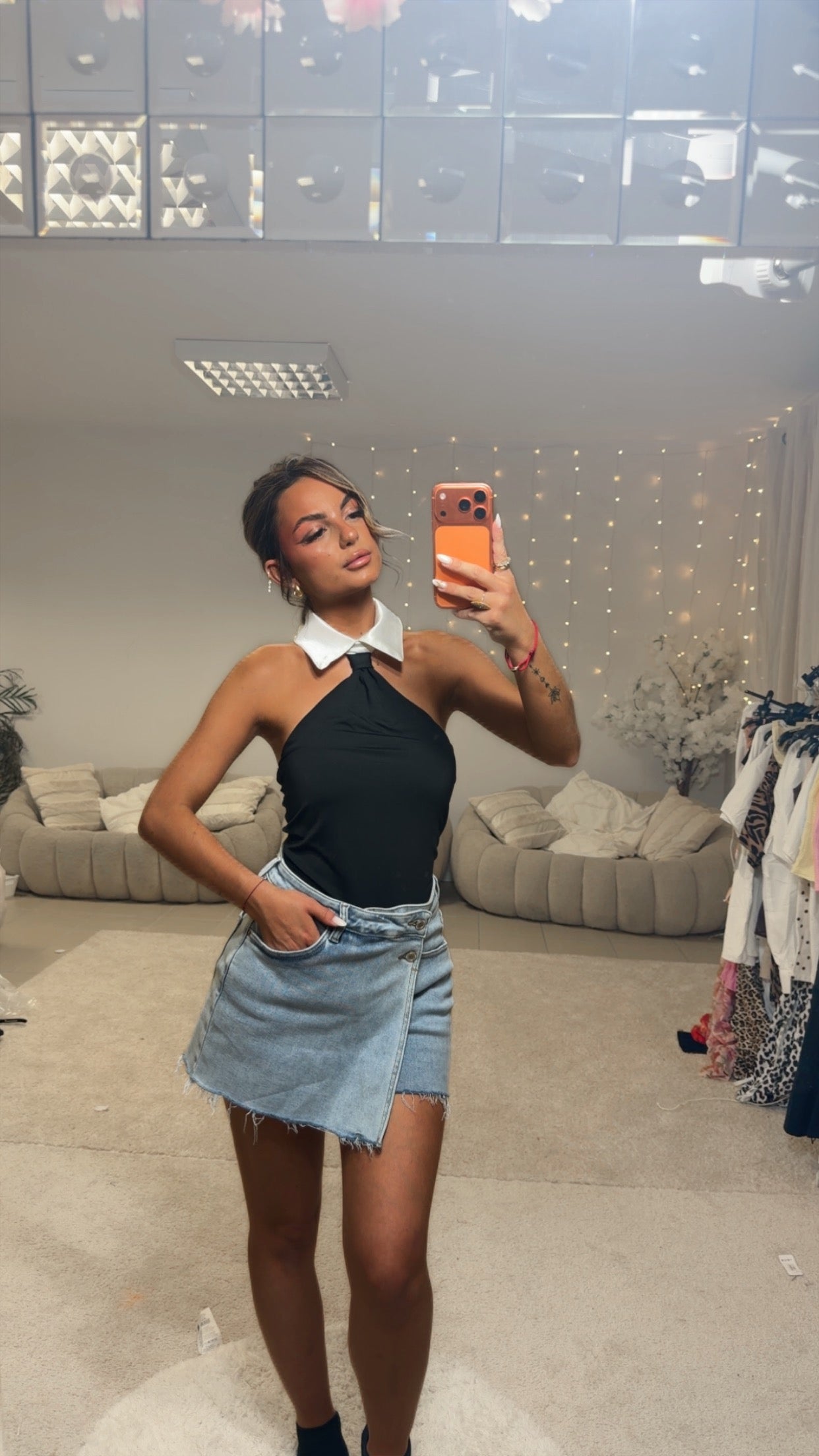 Haut col chemise
