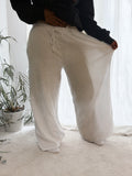 Pantalon blanc fluide GT